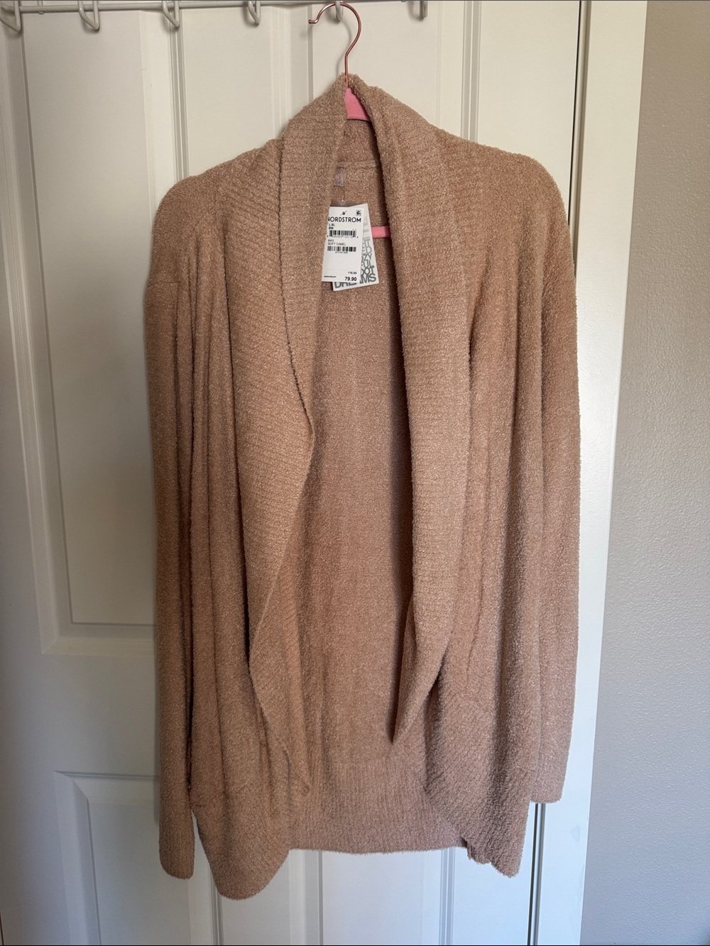 NWTs Barefoot Dreams Cozychic Lite Open-Front Long Cardigan